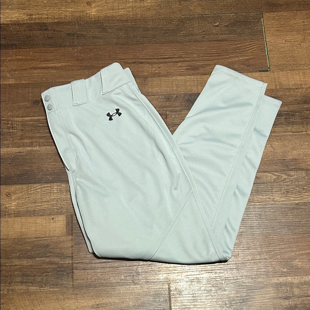 Under Armour Light Gray Baseball Pants Mens XL